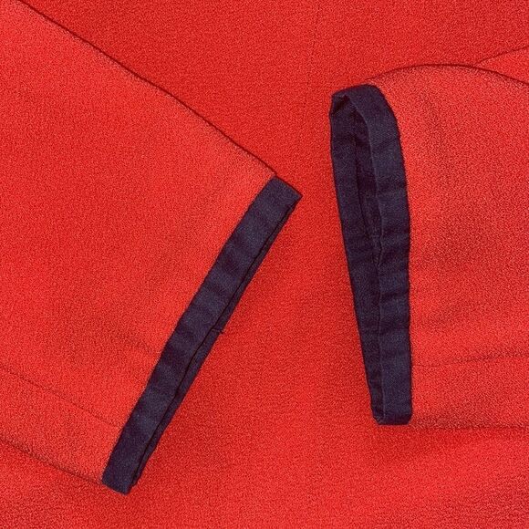 Forever 21 80s Inspired Red/ Navy Blazer XS - Picture 3 of 9